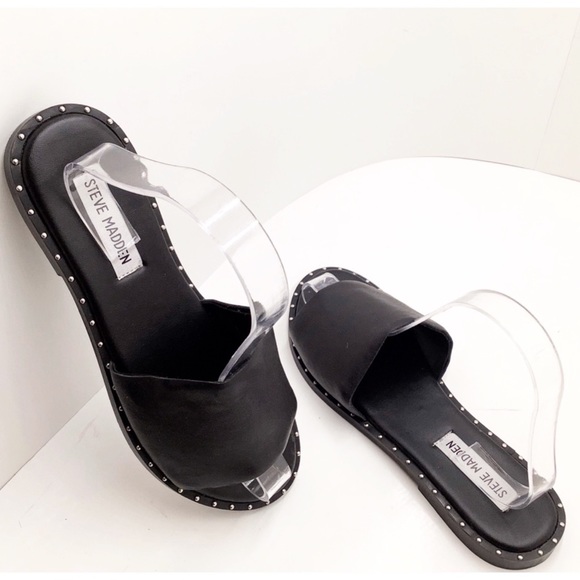 🆕{STEVE MADDEN} Taylor Studded Slide Sandals - Picture 12 of 16